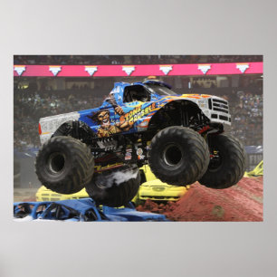 Impresión del monster truck de la trituradora de