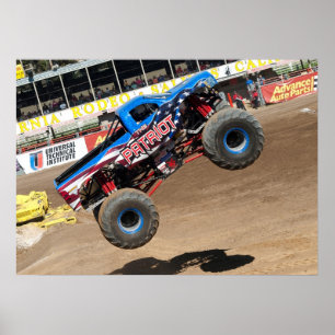 Impresión del monster truck del patriota