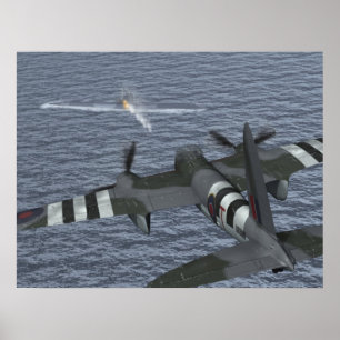 Impresión del mosquito de Havilland
