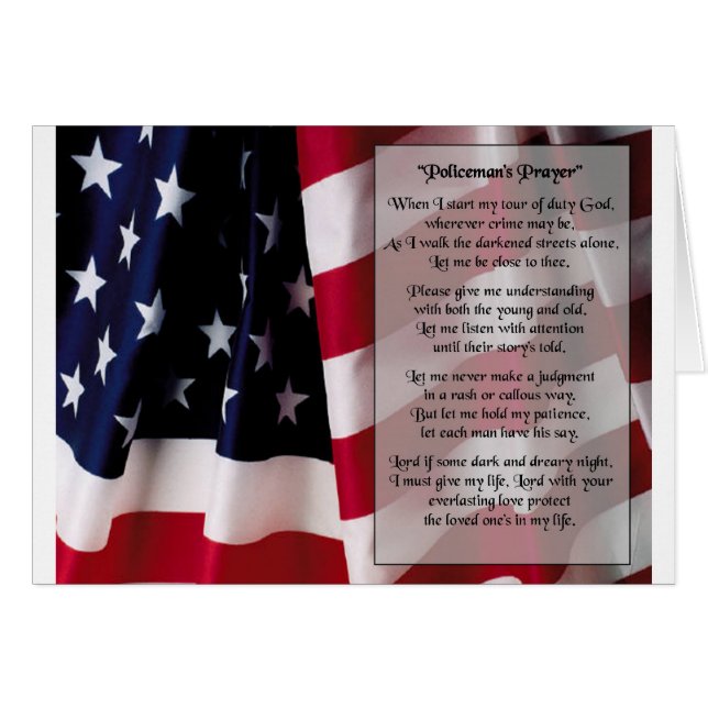 impresión del negro del rezo de la policía (Anverso (Horizontal))