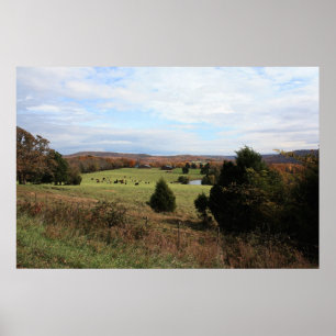 Impresión del paisaje de Ozark