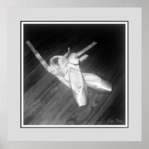 Impresión del panel 'Toe Shoes' (B&W)