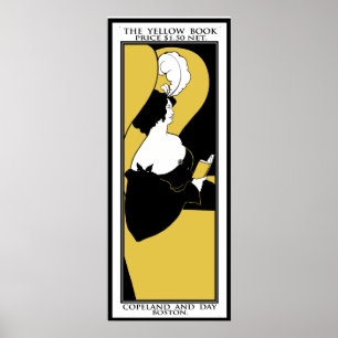 Impresión del poster: Aubrey Beardsley "el libro