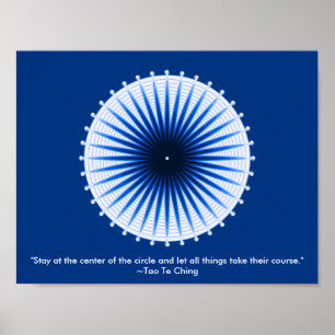 Impresión del Poster Burst of Blues
