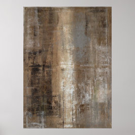Impresión del Poster de arte de abstracto neutro '