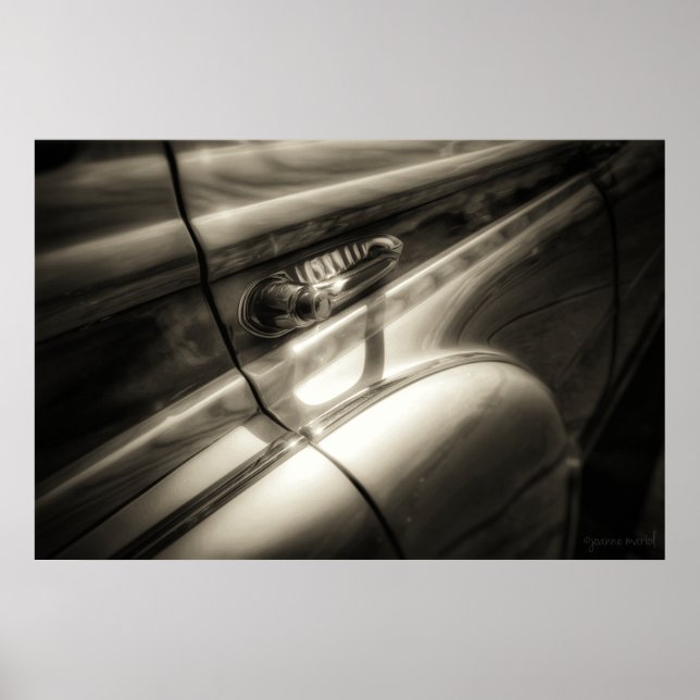 Impresión del Poster de coches Woody Classic (Frente)