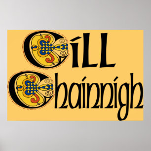 Impresión del poster de Kilkenny (gaélico)