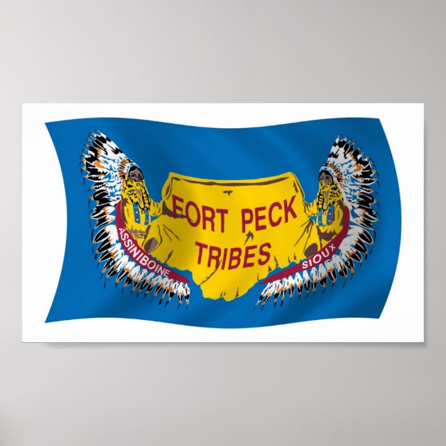Impresión del Poster de la bandera de Assiniboine  (Frente)