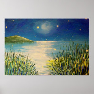 Impresión del poster de la brisa de la luciérnaga