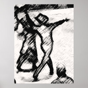 IMPRESIÓN DEL POSTER DE LA DANZA ** HASTA 32"