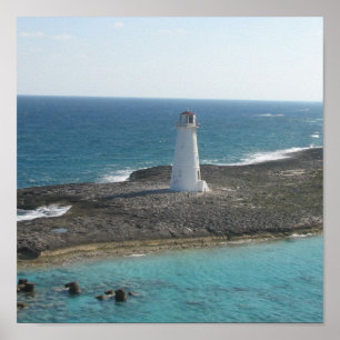 Impresión del poster de la foto del faro