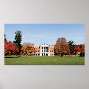 Impresión del poster de la universidad de