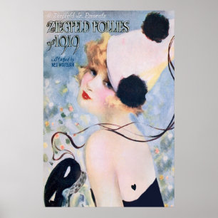 Impresión del poster de las locuras de Ziegfeld