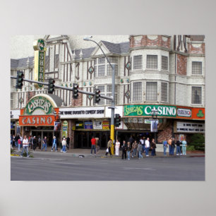 Impresión del poster de Las Vegas del casino de