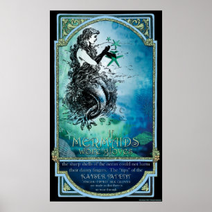 Impresión del poster de los guantes del anticuario
