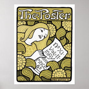 Impresión del poster de Nouveau del arte: "El