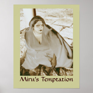 Impresión del Poster de tentación de Miru