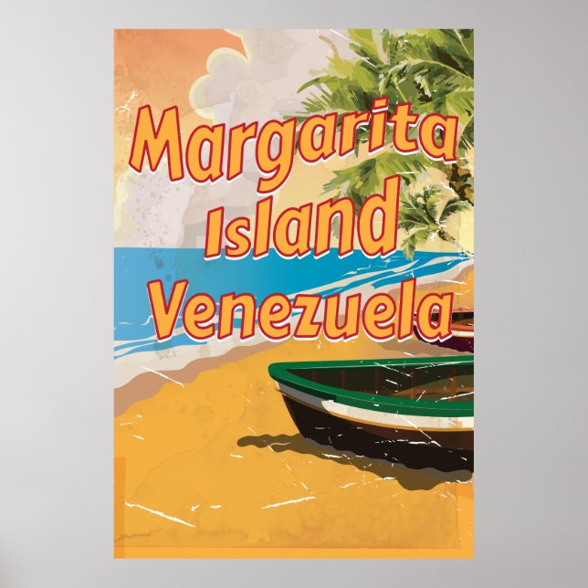 impresión del poster de viajes Vintage de Margarit (Frente)