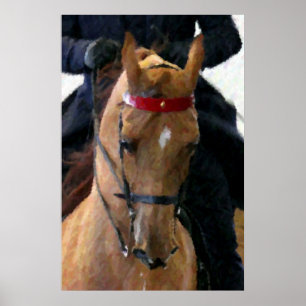 Impresión del poster del caballo de Saddlebred del