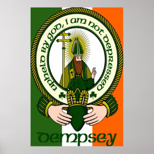 Impresión del poster del lema del clan de Dempsey