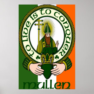 Impresión del poster del lema del clan de Mullen