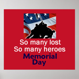 Impresión del POSTER del Memorial Day