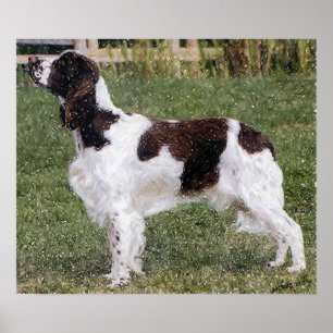 Impresión del poster del retrato del perro del
