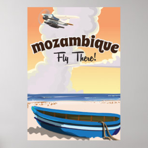Impresión del poster del viaje de Mozambique