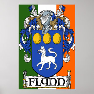 Impresión del Poster Flynn Coat of Arms