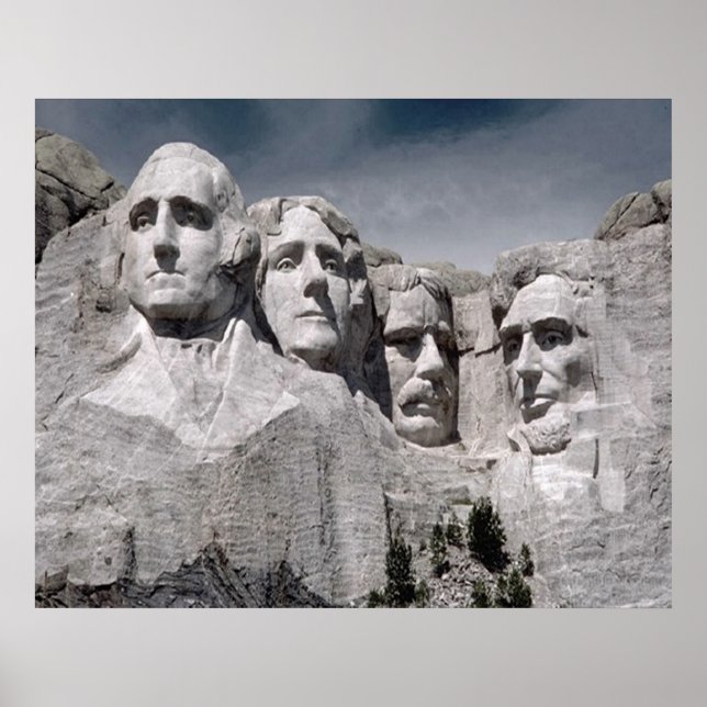 Impresión del poster Mount Rushmore (Frente)