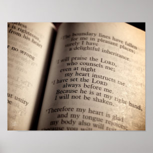 Impresión del salmo 16