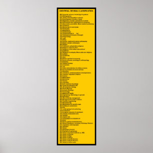 Impresión del sistema de clasificación universal