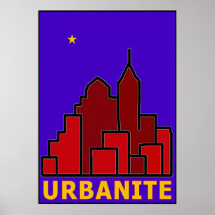 Impresión del "UrbaNITE" del artista Alexander