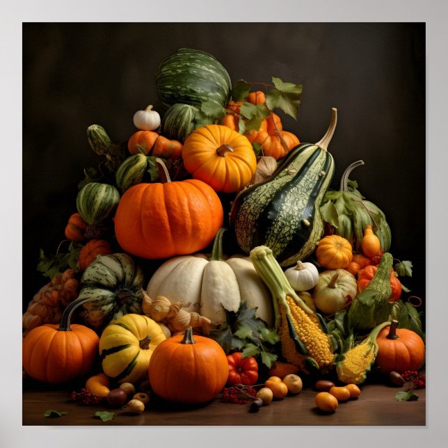 Impresión digital de la calabaza (Frente)