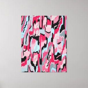 Impresión digital en rojo y negro