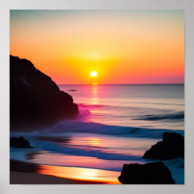 Impresión digital impresionante de colores vivos (Frente)