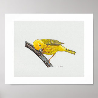 Impresión divertida de arte de la bruja amarilla