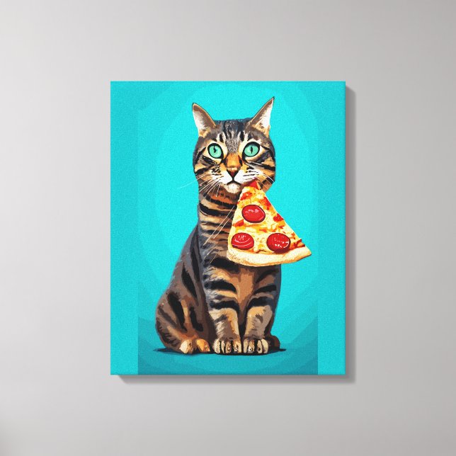 Impresión divertida de gatos, papel Poster de valo (Anverso)