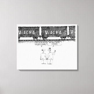 Impresión divertida de lienzo "VIAGRA"