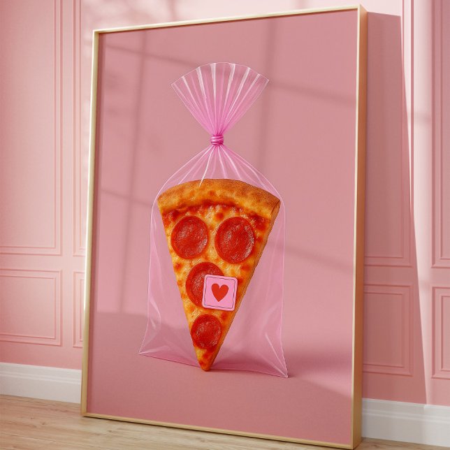 Impresión divertida de Pizza, Pared estética de co (Pizza art)