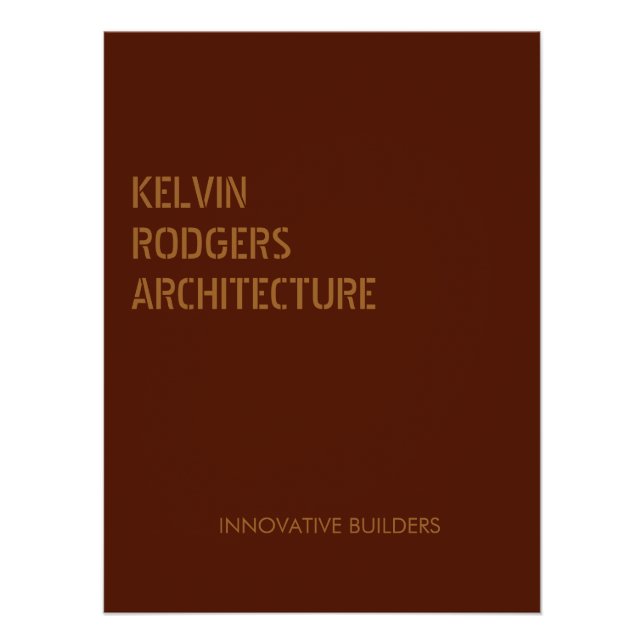 Impresión dorada tensa marrón (Anverso)