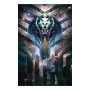 Impresión Eérea De Fotografía De La Reina De Galax