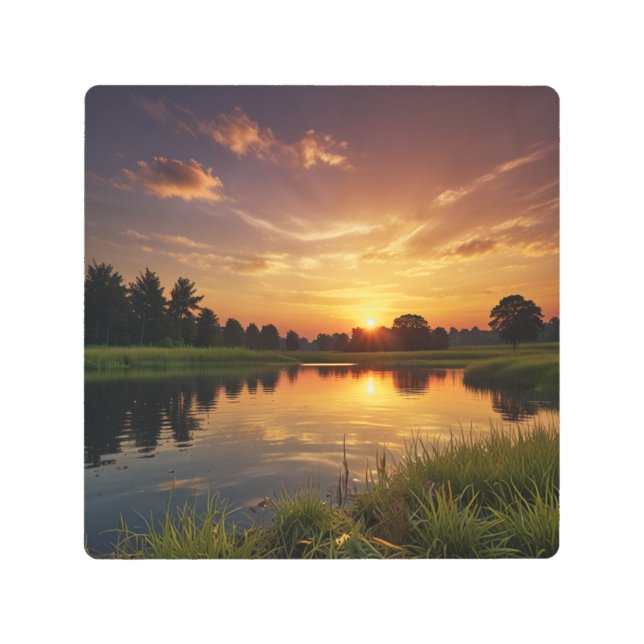 Impresión ELEGANTE de Arte Sunset (Anverso)