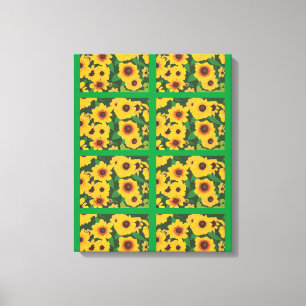 Impresión en baldosas de pintura de un parche de g