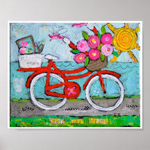 Impresión en bicicleta de Chase Your Dreams