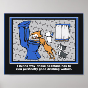 Impresión en el baño de Loki "Toilet Trouble"