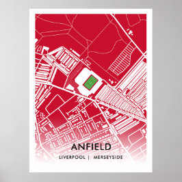 Impresión en el estadio Anfield, papel Poster de v