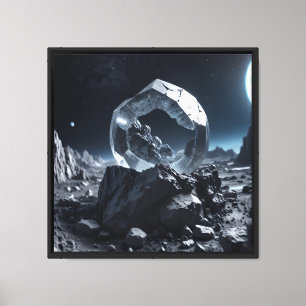 Impresión en lienzo 16"x16" Moon Rocks-2