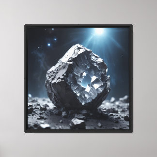 Impresión en lienzo 16"x16" Moon Rocks-4