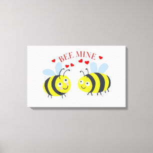 Impresión en lienzo Bee Mine - Idea de regalo de a
